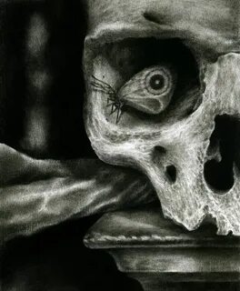 Череп с глазами
