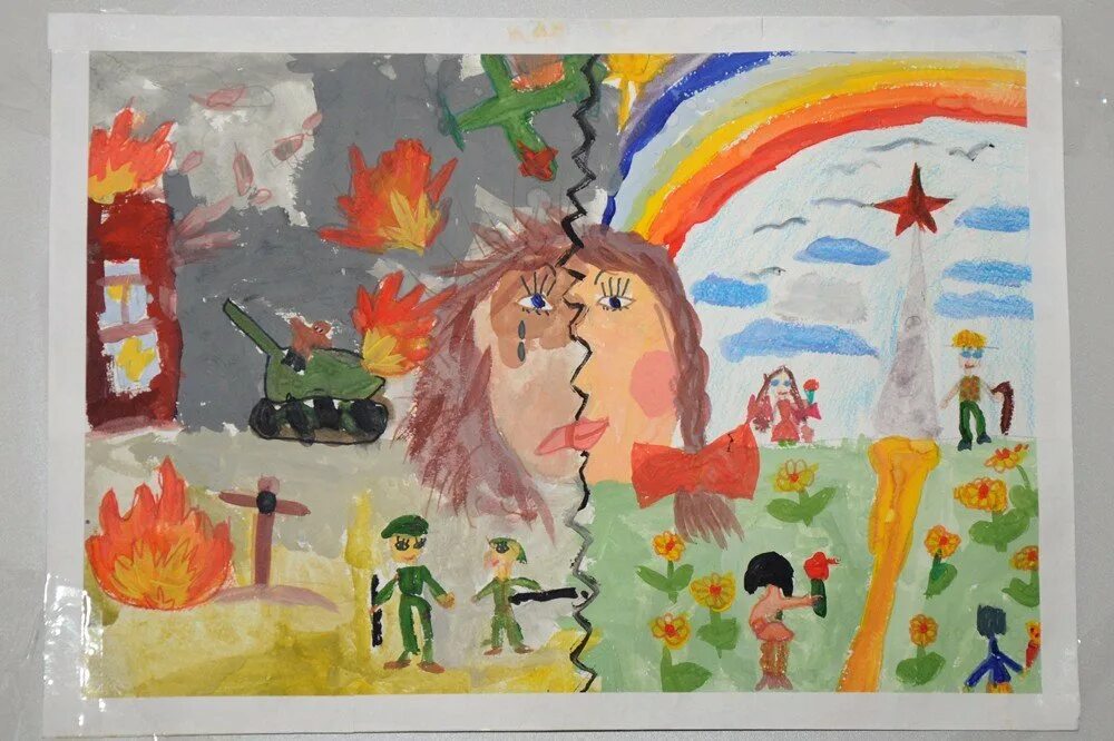 Рисунок на тему дети войны. Конкурс рисунков.