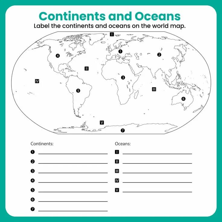 All continents of the world. Continents and oceans. continents and oceans for kids. continents and oceans worksheets. map of oceans and continents.
