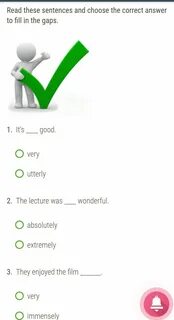 Read and choose the correct options ответы