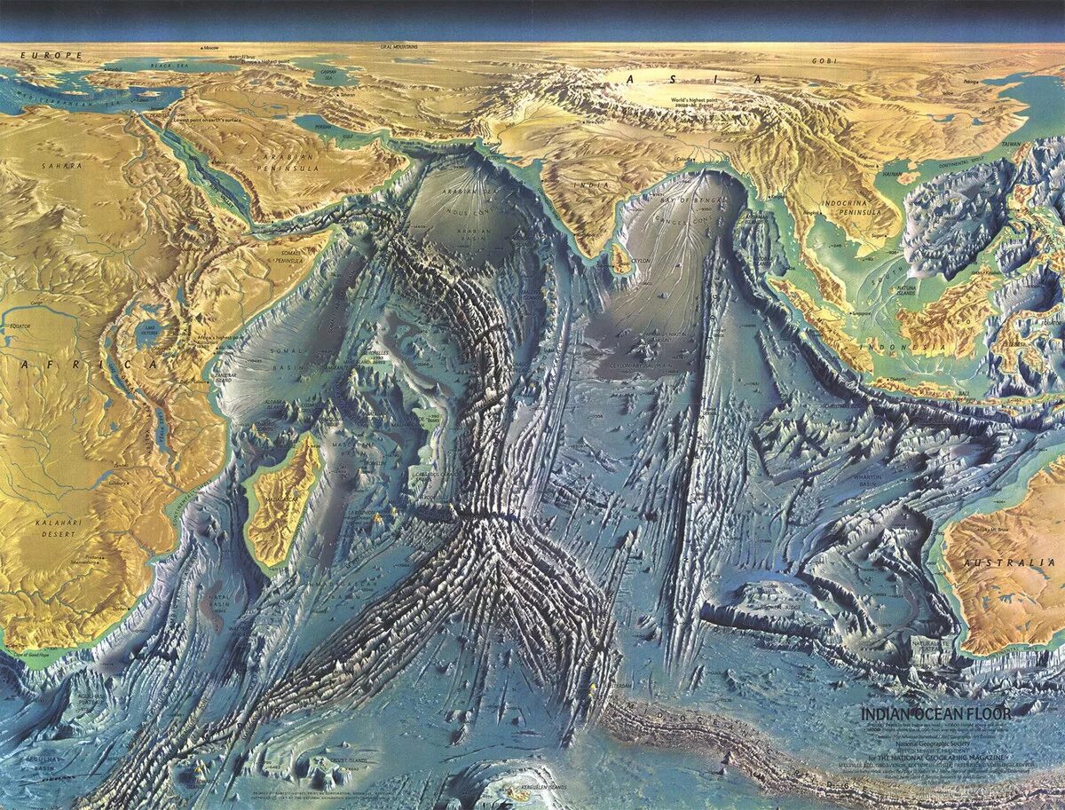 Формы дна океана. Рельеф дна индийского океана. Карта рельефа дна индийского океана. Рельефы дна индийскогоокенана.