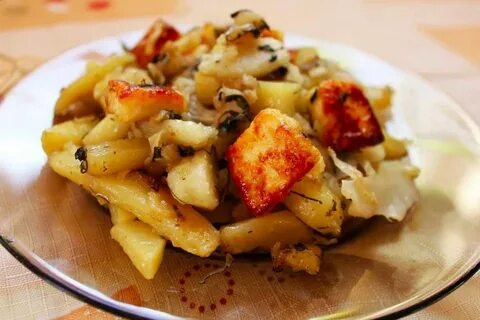 Картошка с капустой простой рецепт