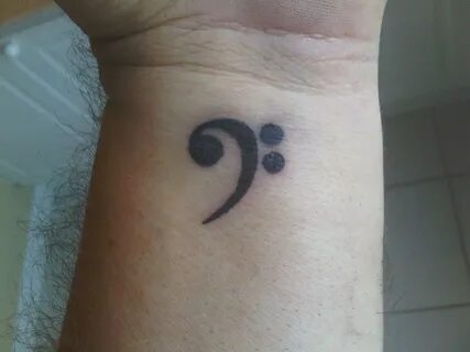 Music Clef Tattoo Design.