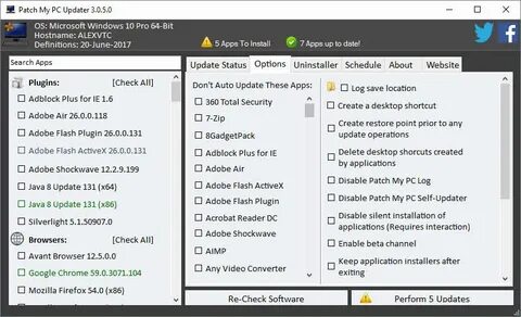 Installing the application check setup log