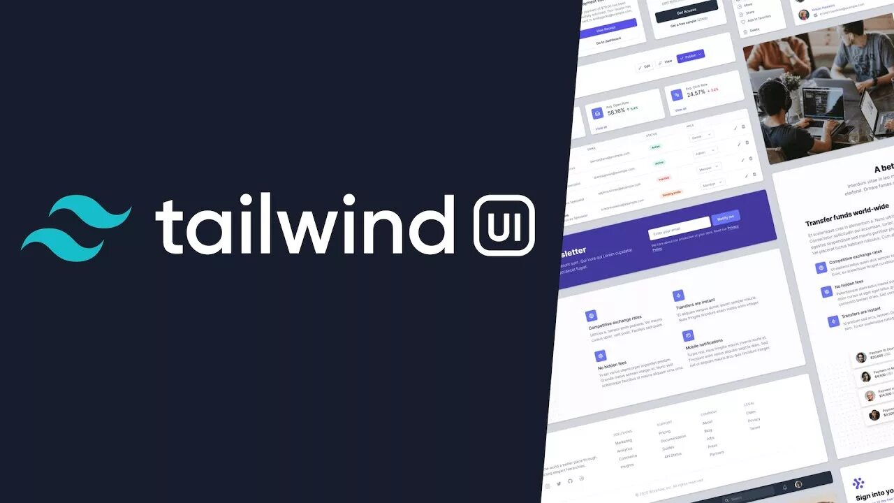 Tailwind plugins. +!verification tailwind react.