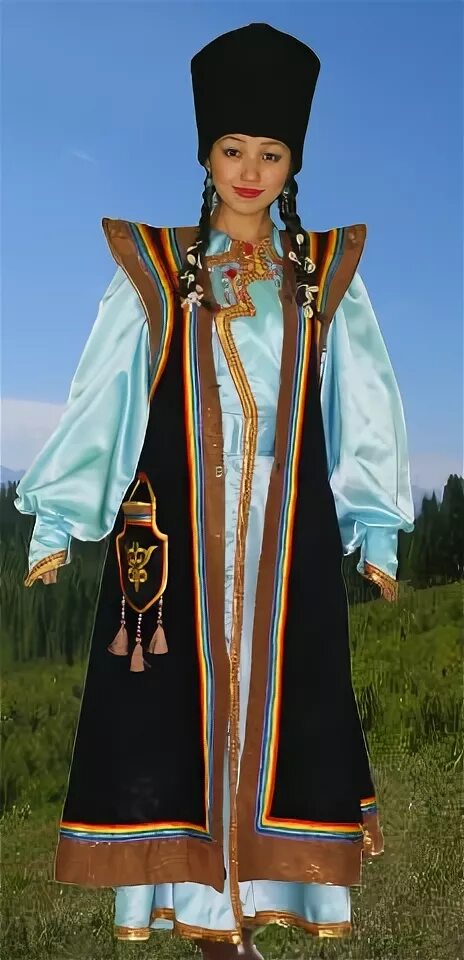 Национальный костюм алтайцев фото