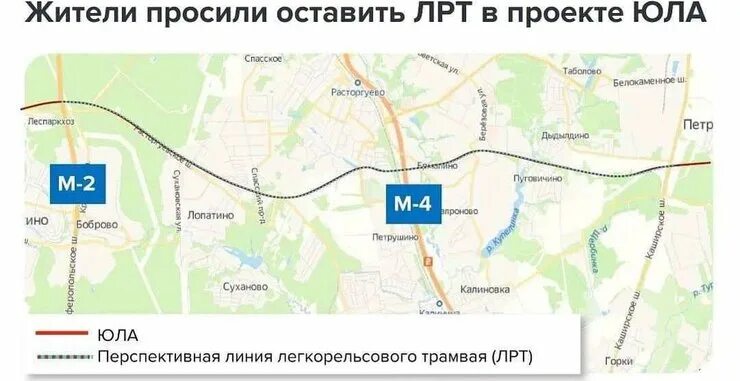 Схема лыткаринской автодороги