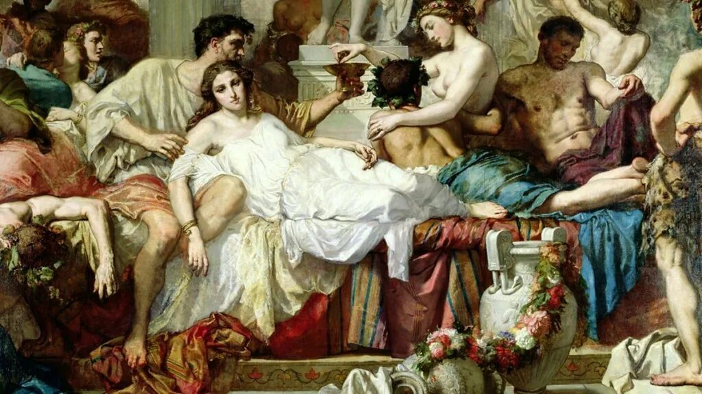 юбер робер (1733–1808). декаданс рим. тома кутюр римляне эпохи упадка 1847. томас кутюр римляне. античный мир древняя греция.