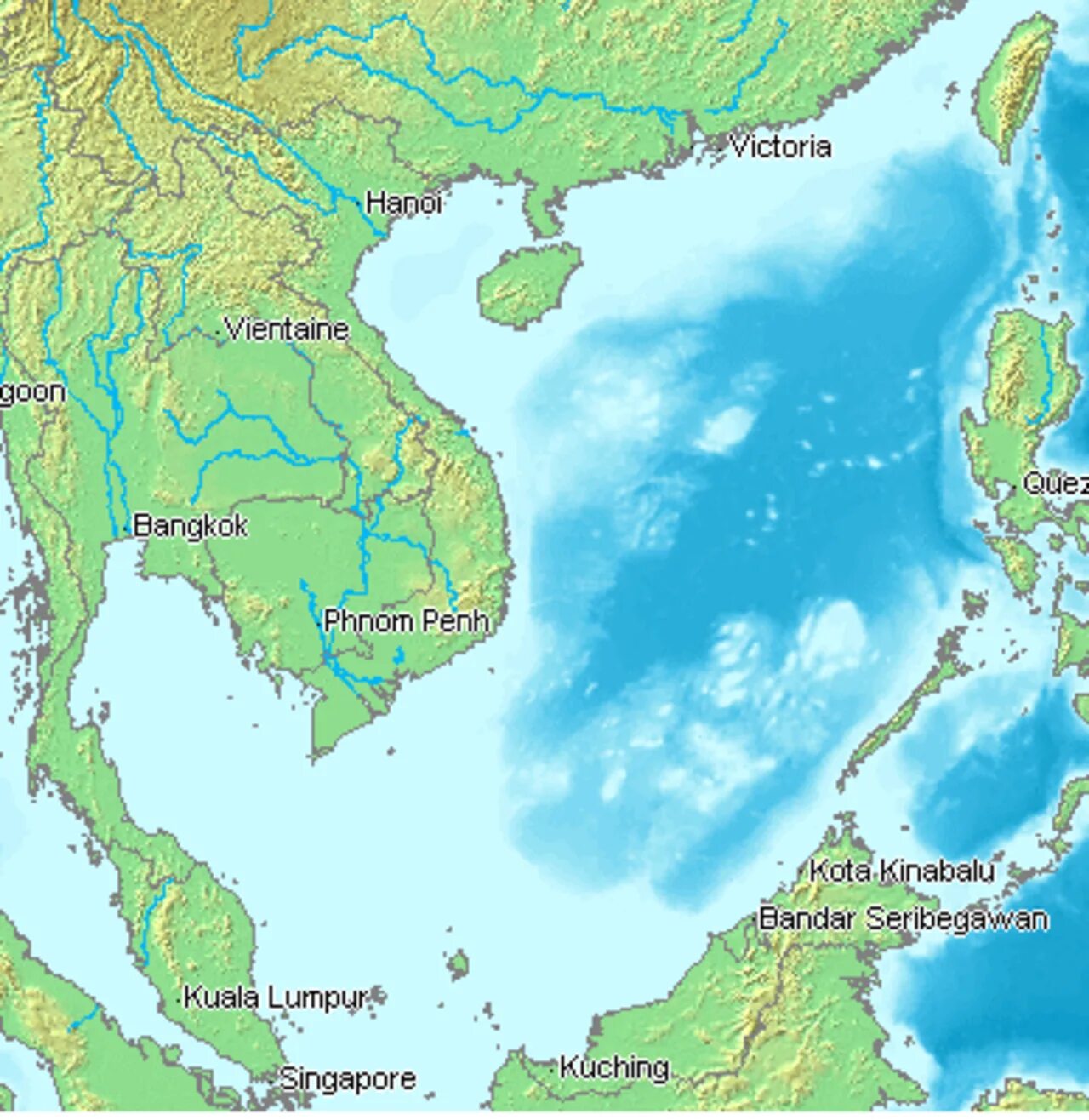Где южно китайское море. Восточное и Южно китайское море. Границы Восточно китайского моря. Восточнокитайское море. Южно Восточное море.