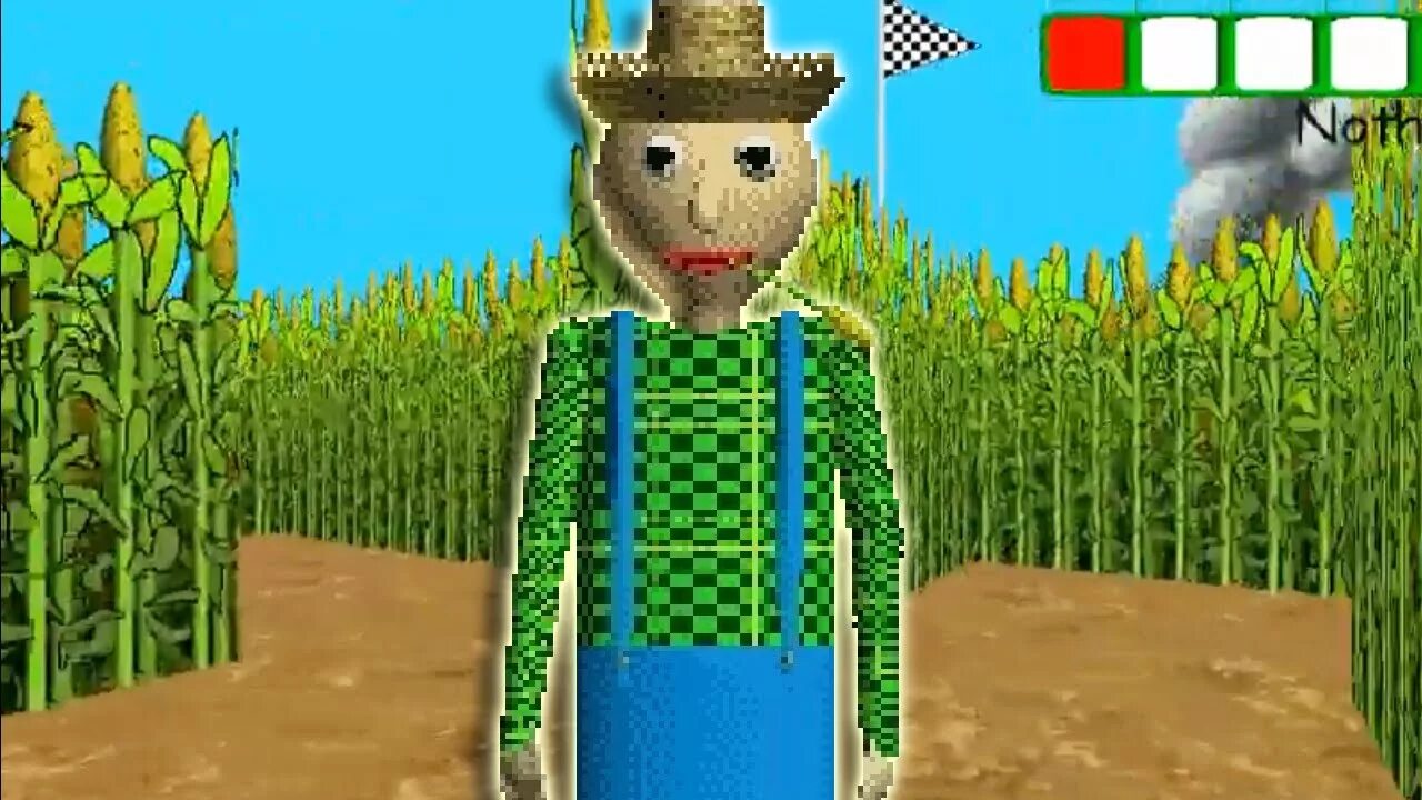 БАЛДИ фермер. Corn Maze Baldi. БАЛДИ Басикс ферма. БАЛДИ Басикс кикстартер эксклюзив демо!.