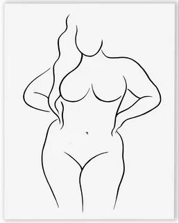 Curvy woman.