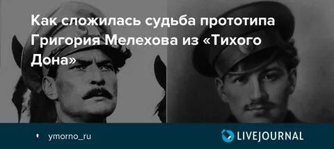 Судьба мелехова тихий