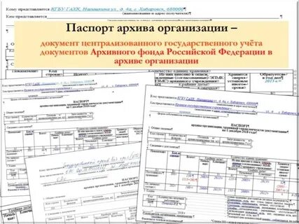 Заполнение архива