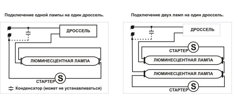 Как подключить дроссель