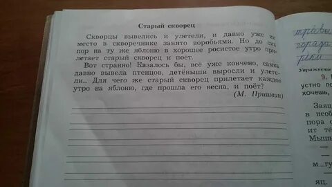Проверочное слово к слову скворец 3