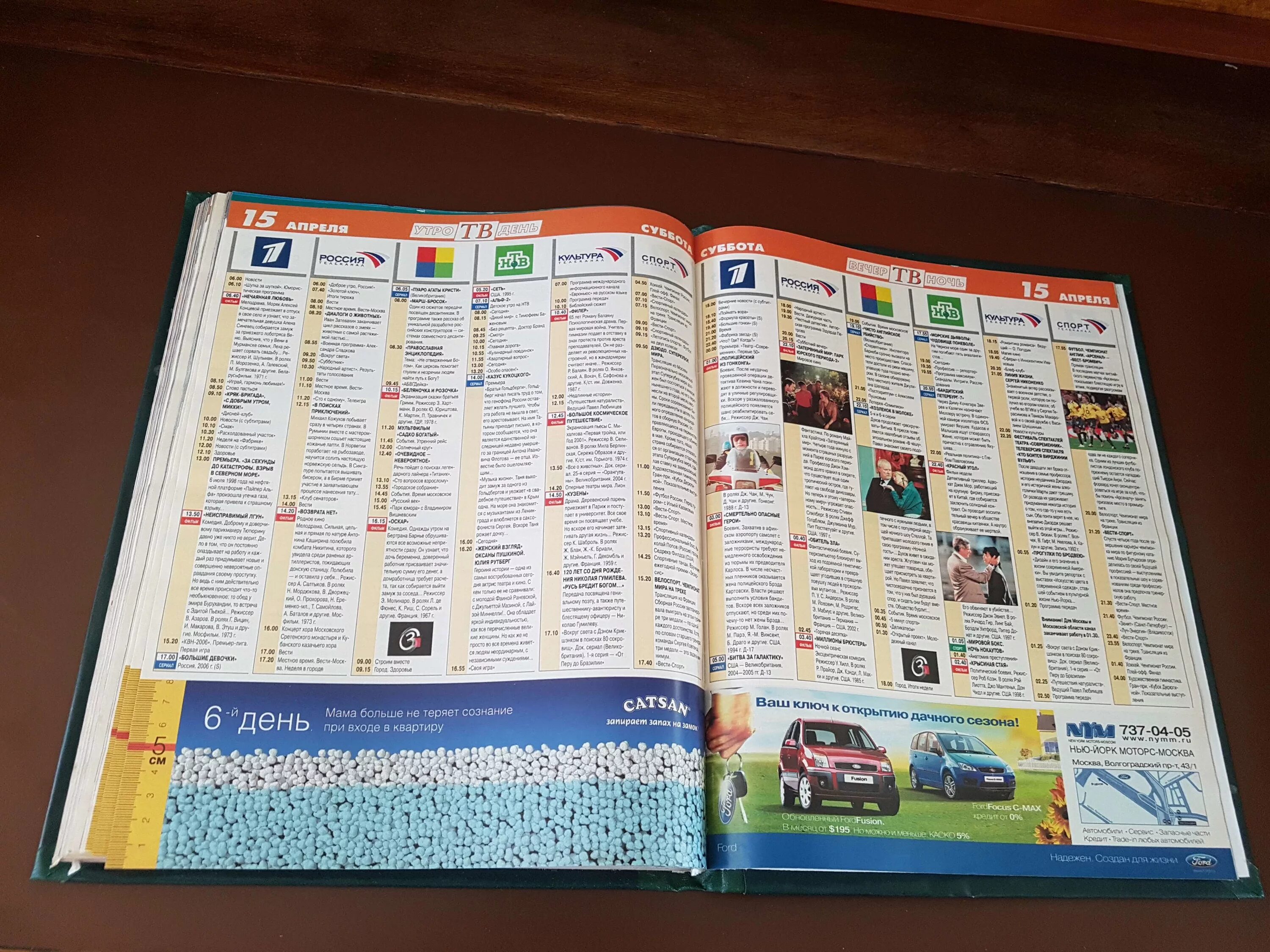 Телепрограмма на 15 апреля. Телепрограмма 2006 года. Журнал 7 дней 2006. Журнал 7 дней Телепрограмма 2006.