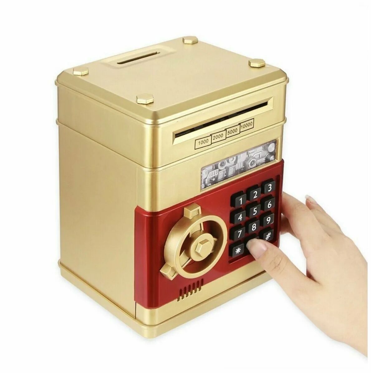 копилка-сейф кодовым замком baby atm (wf-3005). копилка сейф с купюроприемником и электронным замком. сейф копилка атм для детей с купюроприемником. копилка "электронный мини-сейф". копилка с купюроприемником и кодовым замком.