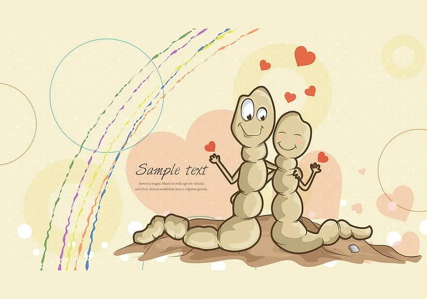 Любовь червей. Влюбленный червячок. Влюбленные червячки. Червяк влюбленный рисунок. Влюбившийся червяк.