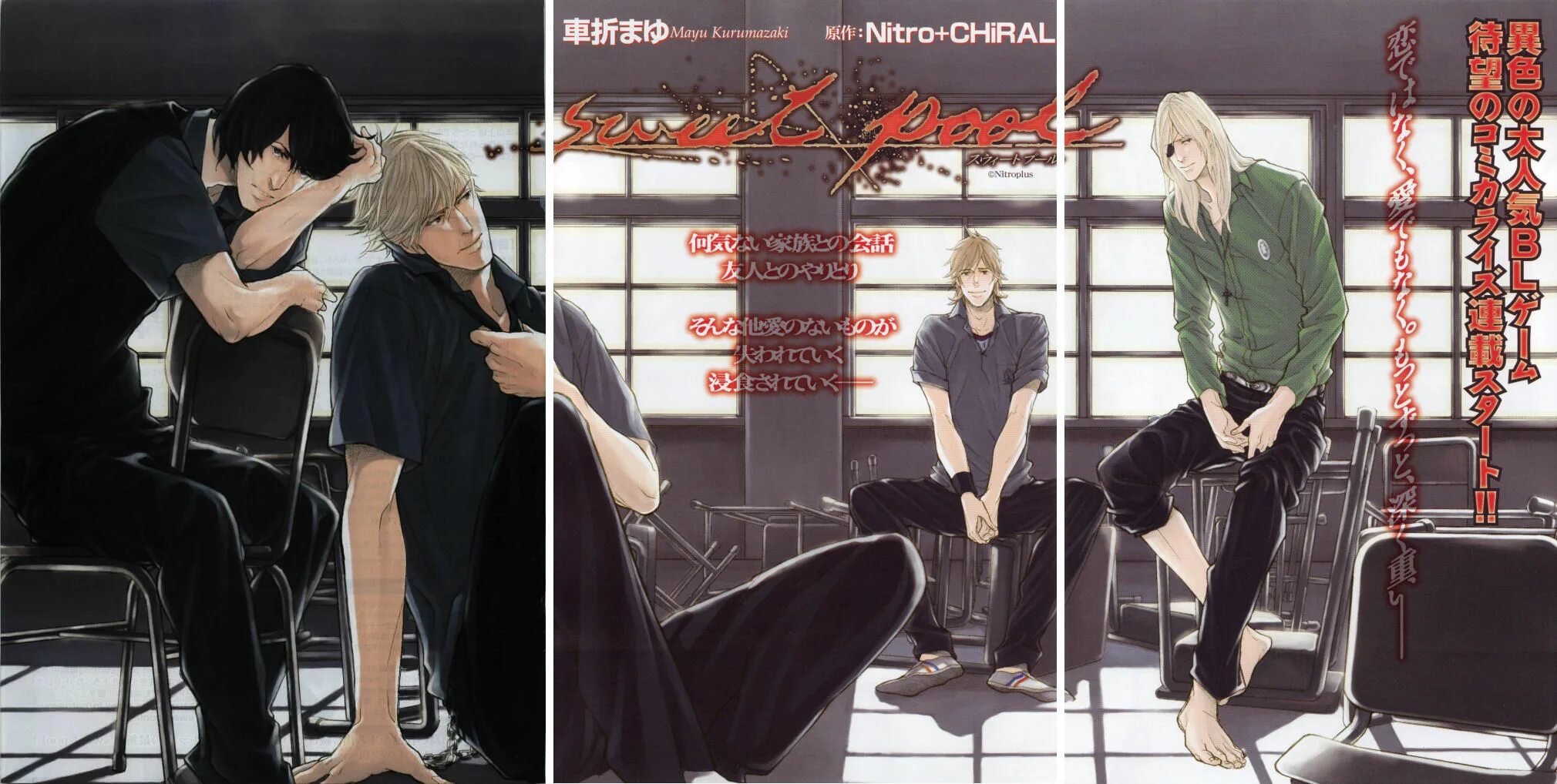 Свит пуле. Зенья окинага. свит пул новелла. nitro+chiral новеллы. sweet pool новелла.