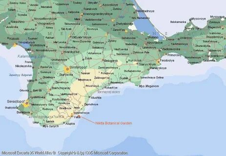 Населенные пункты крыма список