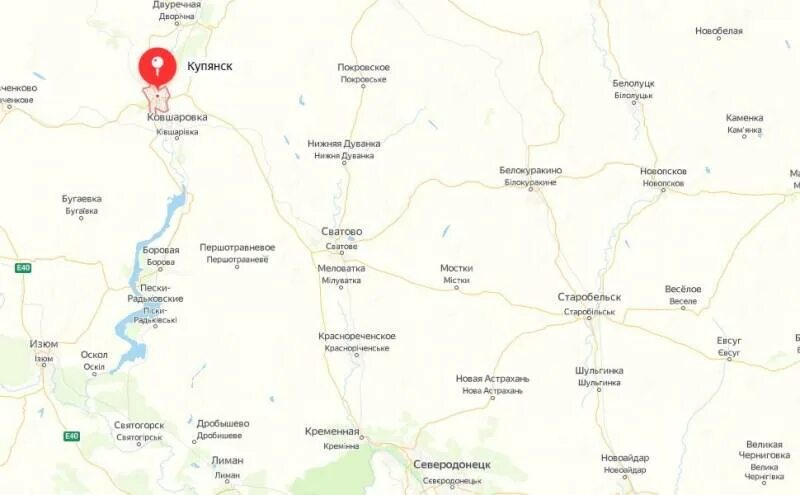 Купянское направление на карте украины. Купянское направление на карте украины
