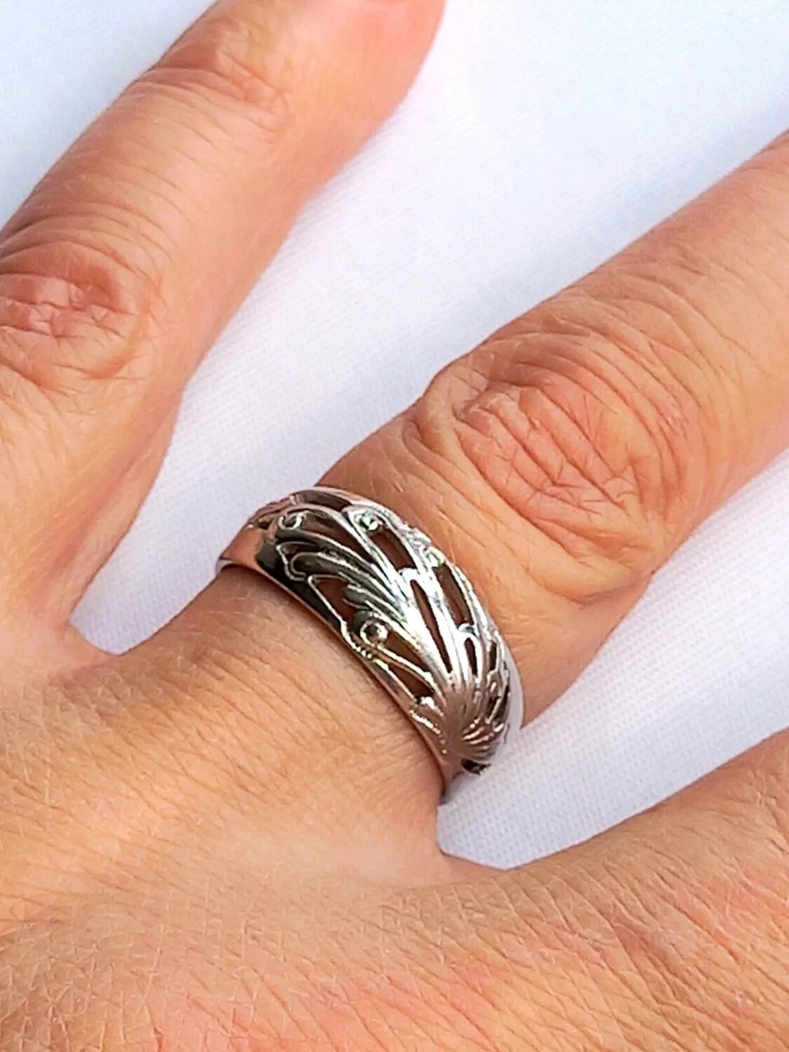 10 US Size Gold Twisted Ring Engraved Rope Ring Textured Etsy Twist ring, 14k go