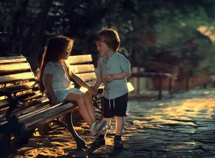 Обои мальчик и девочка