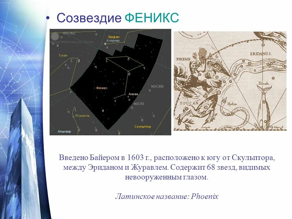 Происхождение созвездия. Созвездие Феникс. Созвездие Феникс звезды. Интересные факты о созвездии Феникс. Созвездие Феникс история.