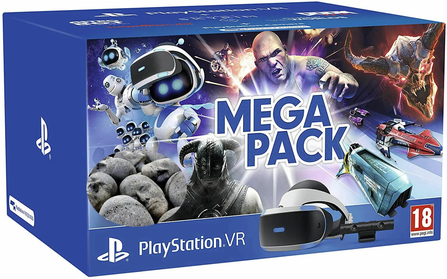 Sony PLAYSTATION VR Mega Pack Bundle. Sony PLAYSTATION VR CUH-zvr2. Sony PLAYSTATION VR Mega Pack 2. Очки VR PLAYSTATION Mega Pack v2.