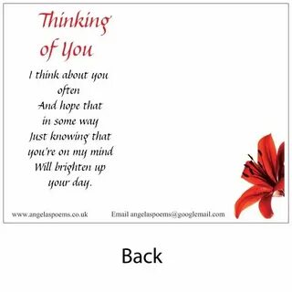 But you were thinking about it