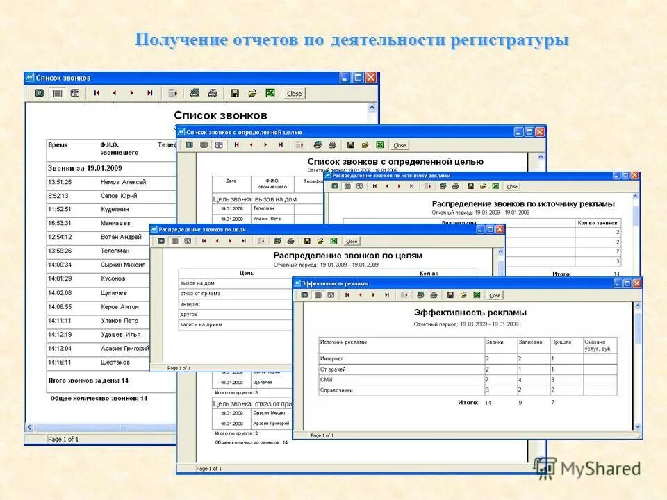 Получение отчетов. Получение отчетов. Приходный ордер на приемку материальных ценностей. Отчёт программного обеспечения. Получение отчетов.