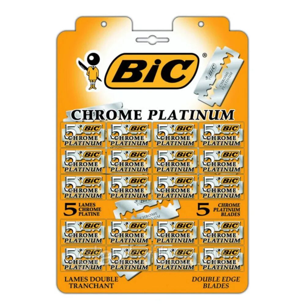 Сменные лезвия BIC Platinum. Лезвия БИК Чроме платинум. Лезвия BIC Chrome Platinum. БИК лезвия платина по 5 шт *20*4800.