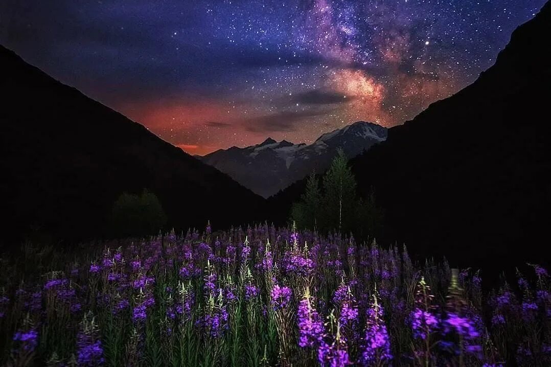 Ночной пейзаж. Небо ночью. Ночное небо в городе. Синее небо. Астрофотография млечный путь.
