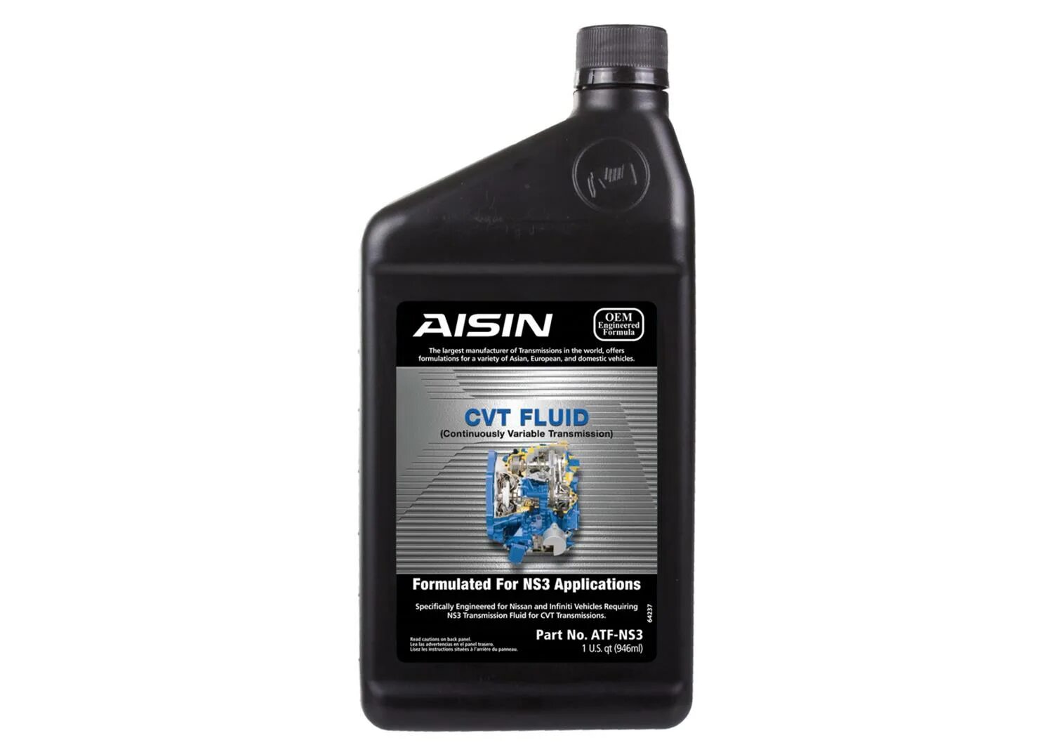 Атф айсин. ATF ns3. ATF CVT Fluid NS-3. AISIN ATF 1 Lитр. AISIN CVT.