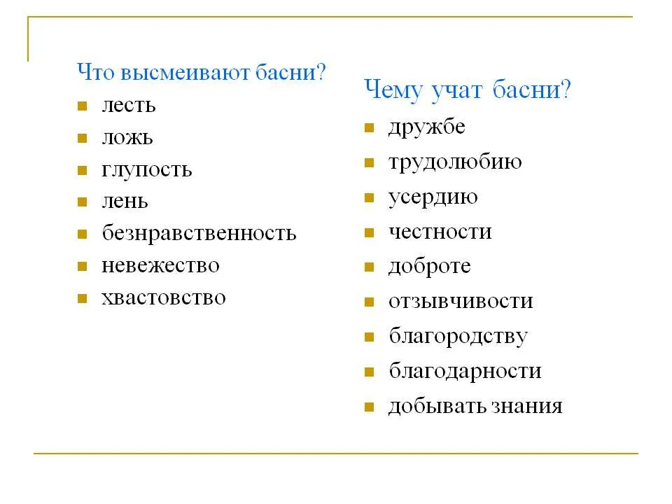 Басни крылова пороки