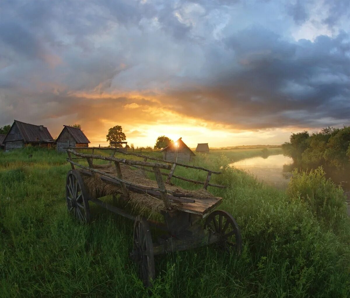 Душевно про деревню. Старое село (деревня, Можайский городской округ). Деревенский пейзаж. Лето в деревне. Деревенская природа.