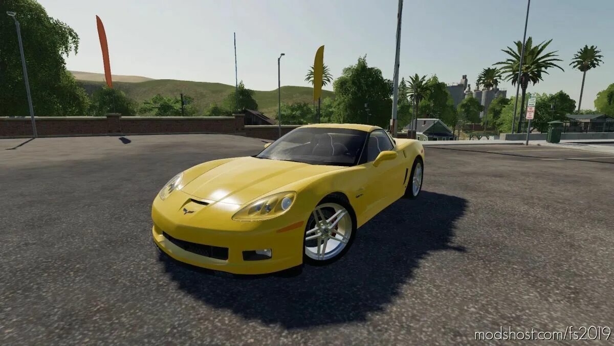 Мод корвет. Chevrolet corvette c6 2006. corvette z06 2006. fs19 моды машин. мод на фс 19 на спорткар.
