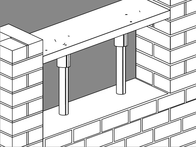 Baut перемычки. Крепление стальной перемычки. Стальная перемычка для кирпичной перегородки 120 мм. Монтаж перемычек.