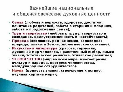 Природа как духовная ценность