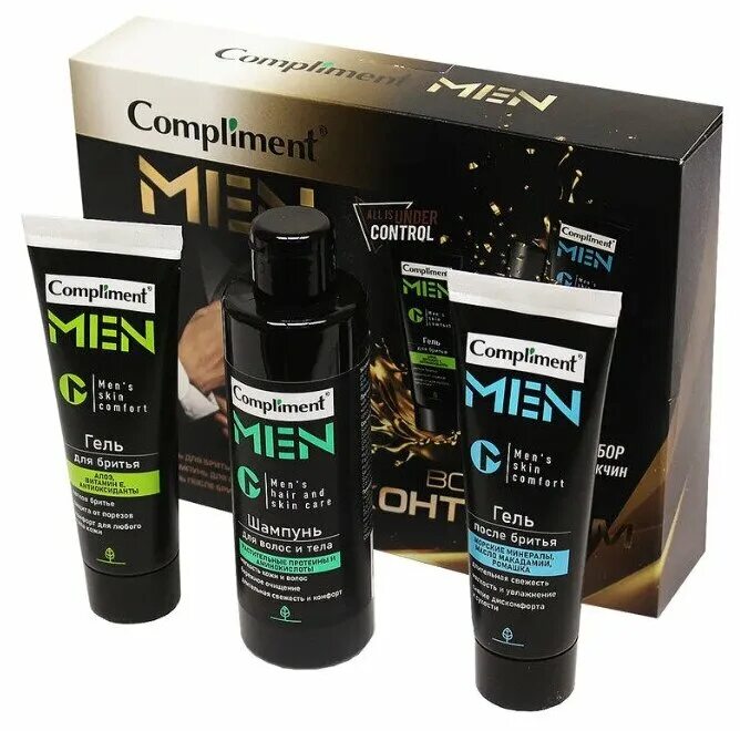 гель для бритья compliment. набор compliment men муж (шампунь 250+гель 250). набор compliment men boss gentleman №1770. комплимент мен набор man box. Compliment men подарочный набор.