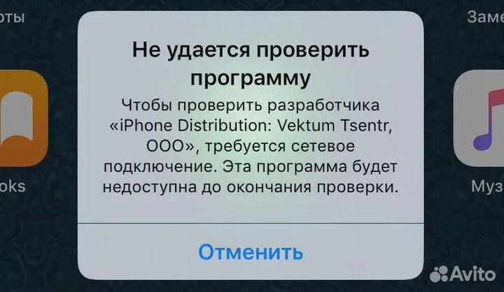 Как установить целостность приложения на айфон. Чтобы проверить приложение требуется сетевое подключение айфон. не удается проверить приложение. проверено разработчик. чтобы проверить разработчика требуется сетевое подключение.