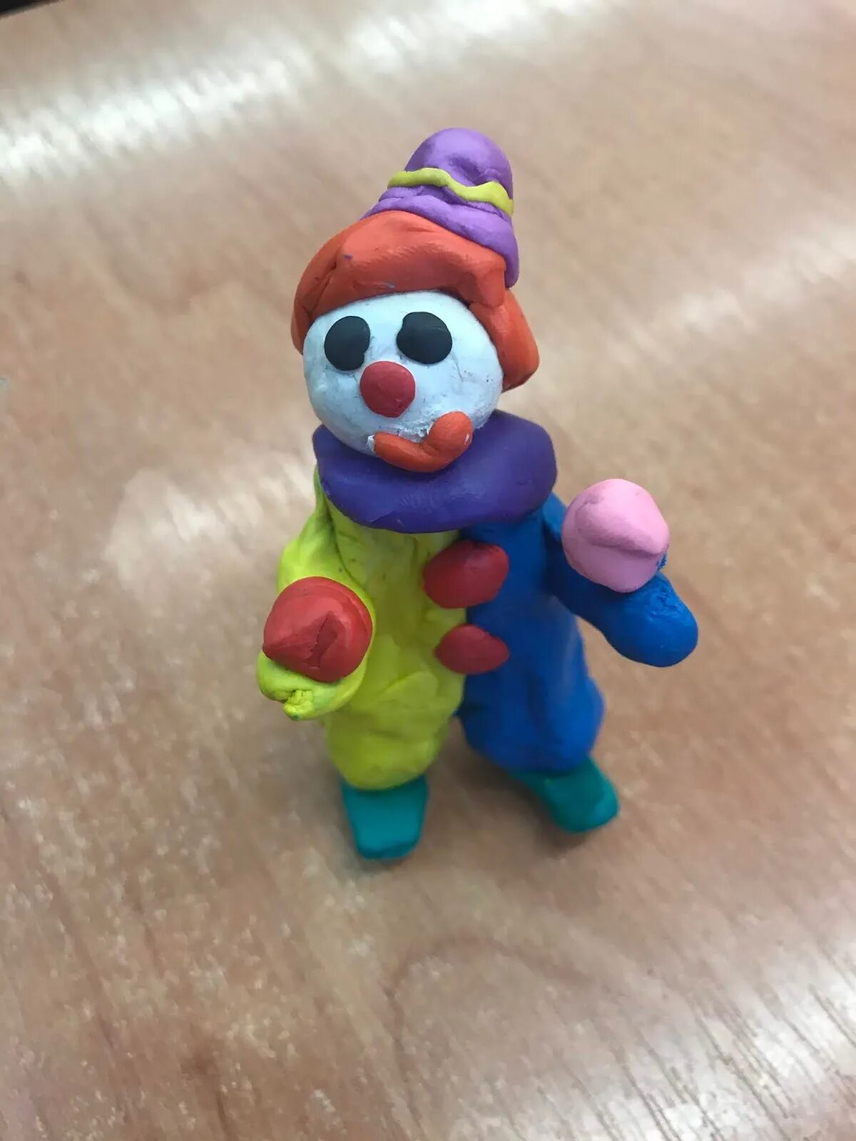 лепка веселый клоун. лепка на тему цирк. лепка клоун. лепка из пластилина клоун. лепка клоун.