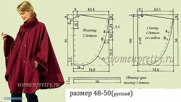 Пончо женское сшить своими руками выкройки Pin on Patterns. Выкройки Fashion sewing pattern, Fashion sewing, Dress sewing p