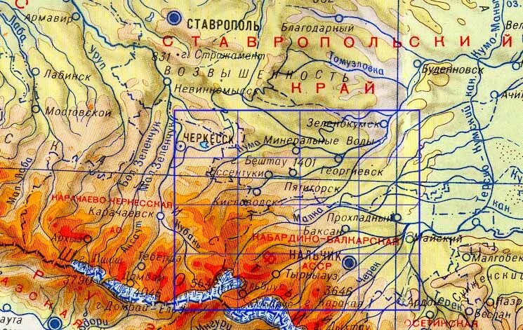 Мин воды на карте россии. Карта кавказские Минеральные воды на карте России. Кавказские Минеральные воды на карте России с городами. Карта Минвод Кавказа. Географическая карта кавказских Минеральных вод.