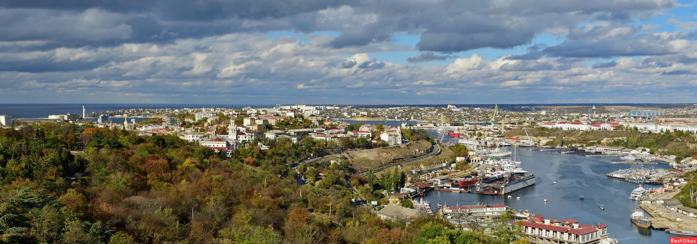 Панорама нова. Панорамный Севастополь. Видовые панорамы Севастополя.