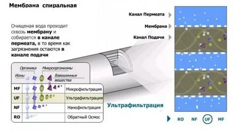 Использованная мембрана
