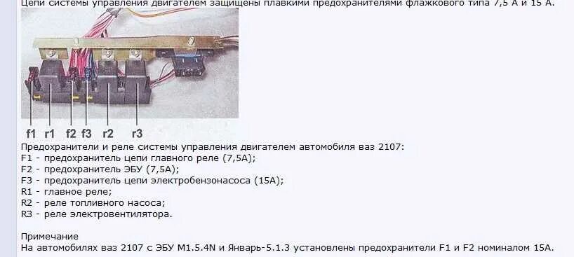 Предохранитель прикуривателя ваз 2107 инжектор где расположен Какой предохранитель отвечает за печку 2107