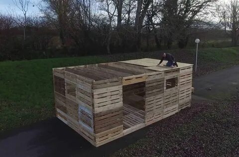 Сарай из паллет