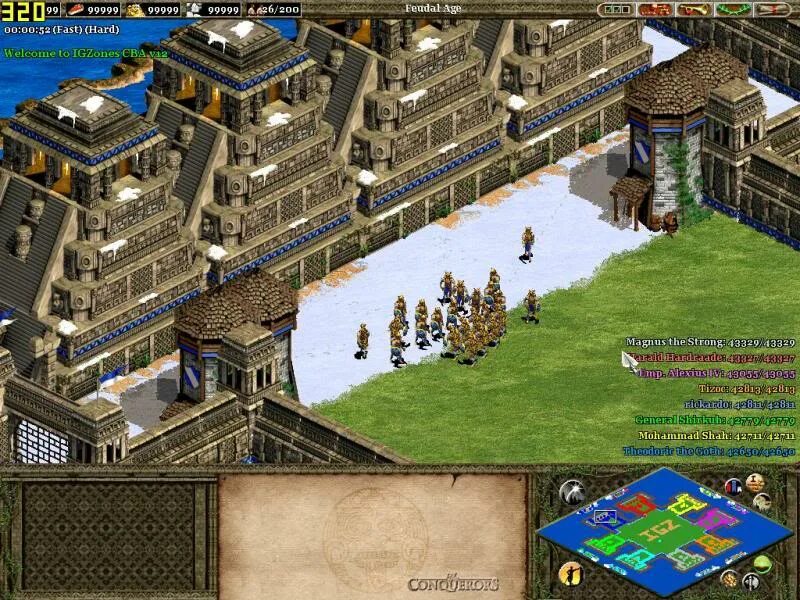 Age of Empires II the Conquerors. Age of Empires 2 main menu. AOE 2 main menu. Age of conquerors