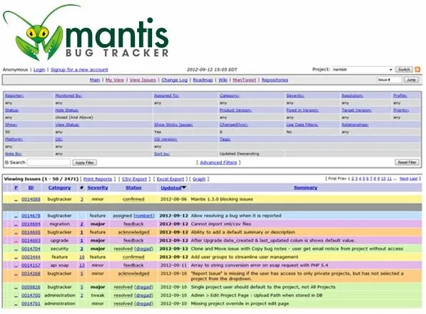 Tracking системы. Мантис багтрекер. Mantis баг трекинг. Mantis (программа). Mantis Интерфейс.